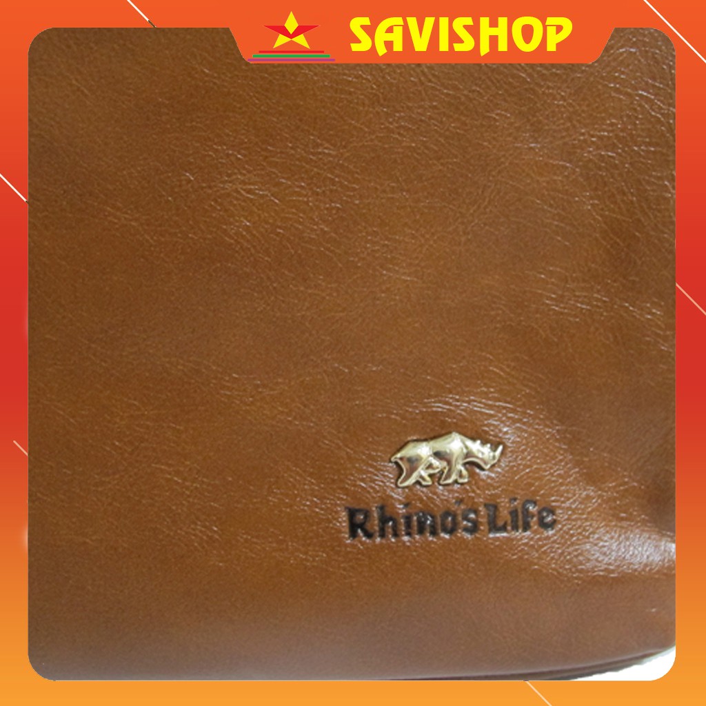 Túi xách công sở 🔴FREESHIP🔴Cặp da UNISEX Rhinos Life Cao Cấp đựng vừa laptop 15,6 inch - KT 39*30*8cm