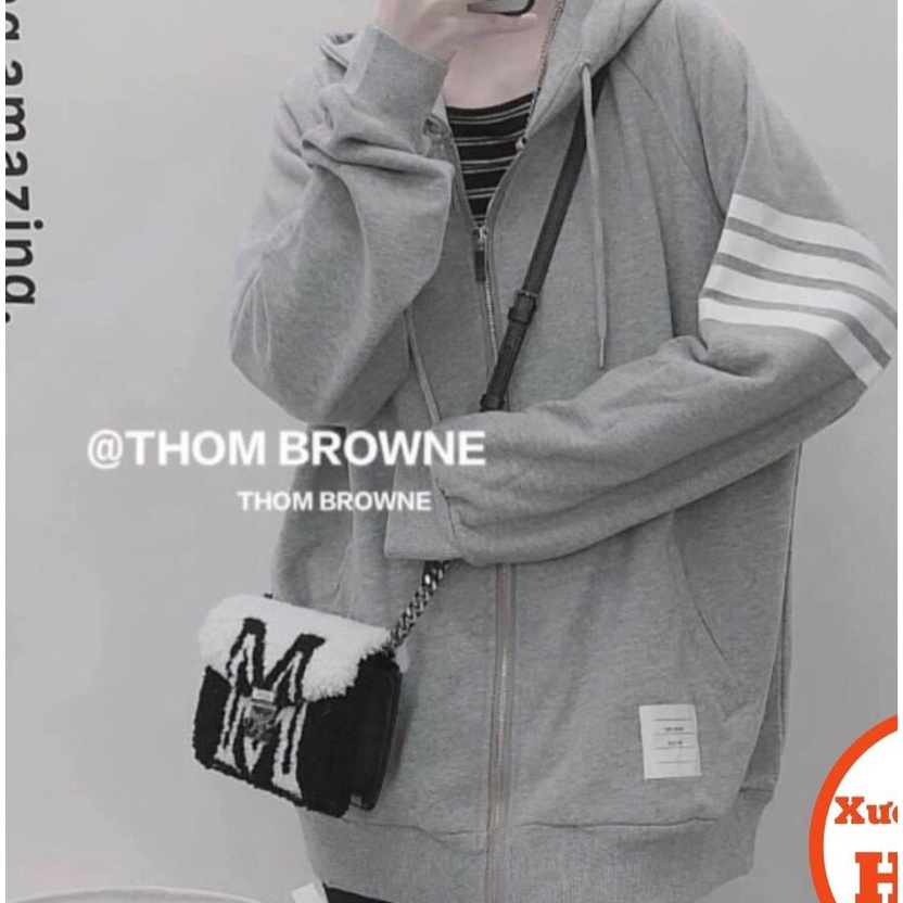 Áo khoác nỉ Thome 4 vạch tay
