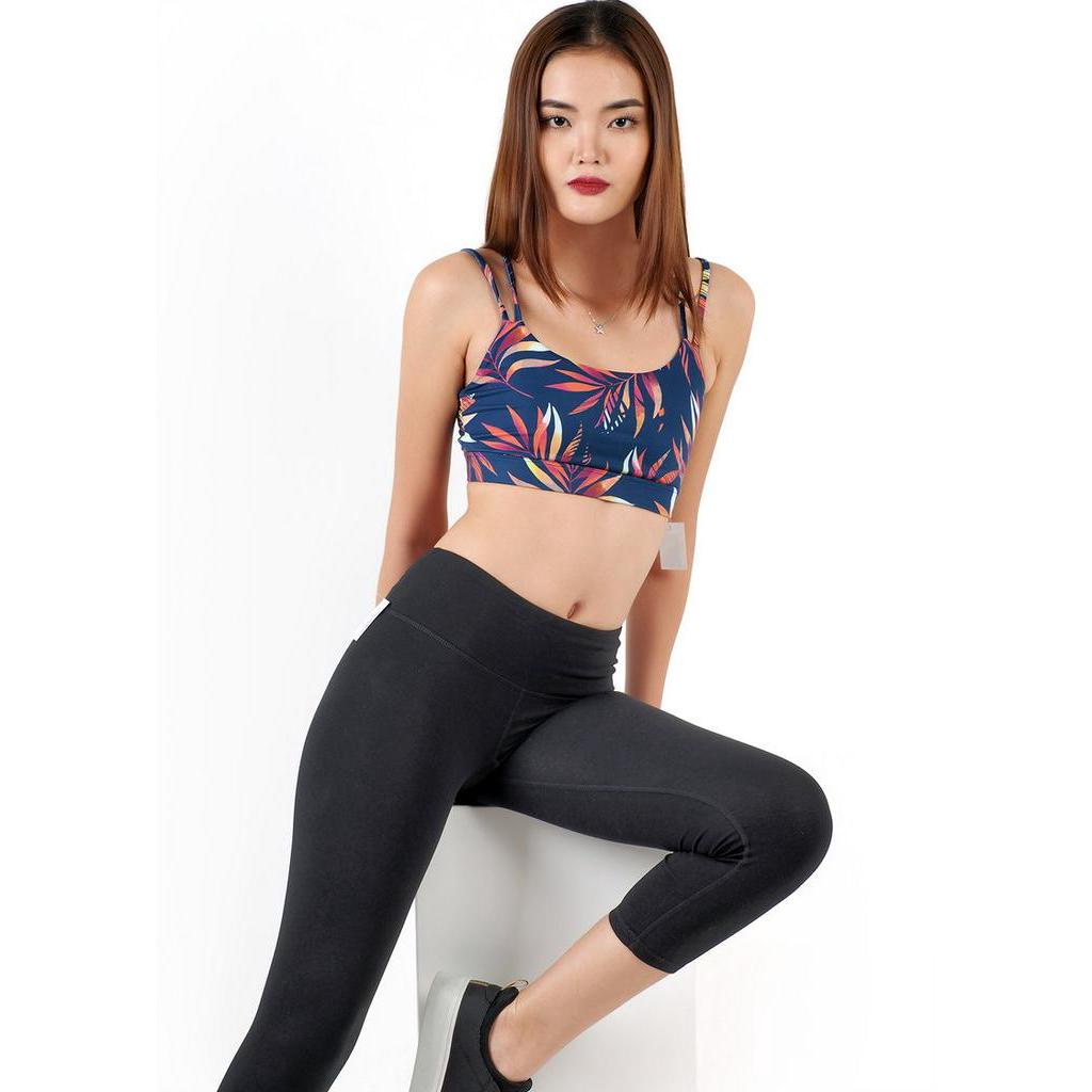 Sport bra dây chéo lưng họa tiết