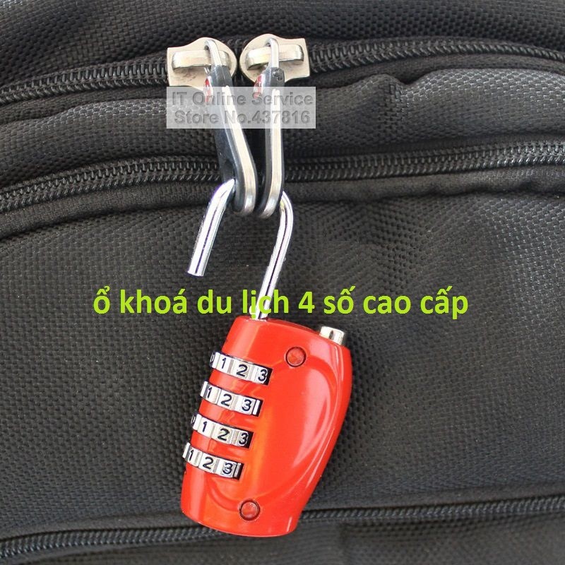 Ổ Khoá Du Lịch 4 Số Cao Cấp