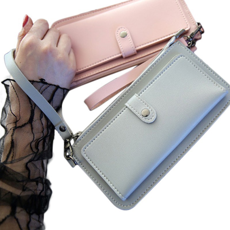 Ví tiền da PU dáng dài thời trang và thanh lịch cho nữ | BigBuy360 - bigbuy360.vn