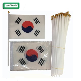 Combo 10 lá cờ Hàn Quốc cầm tay
