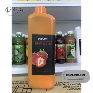 Syrup BODUO Dâu 2L