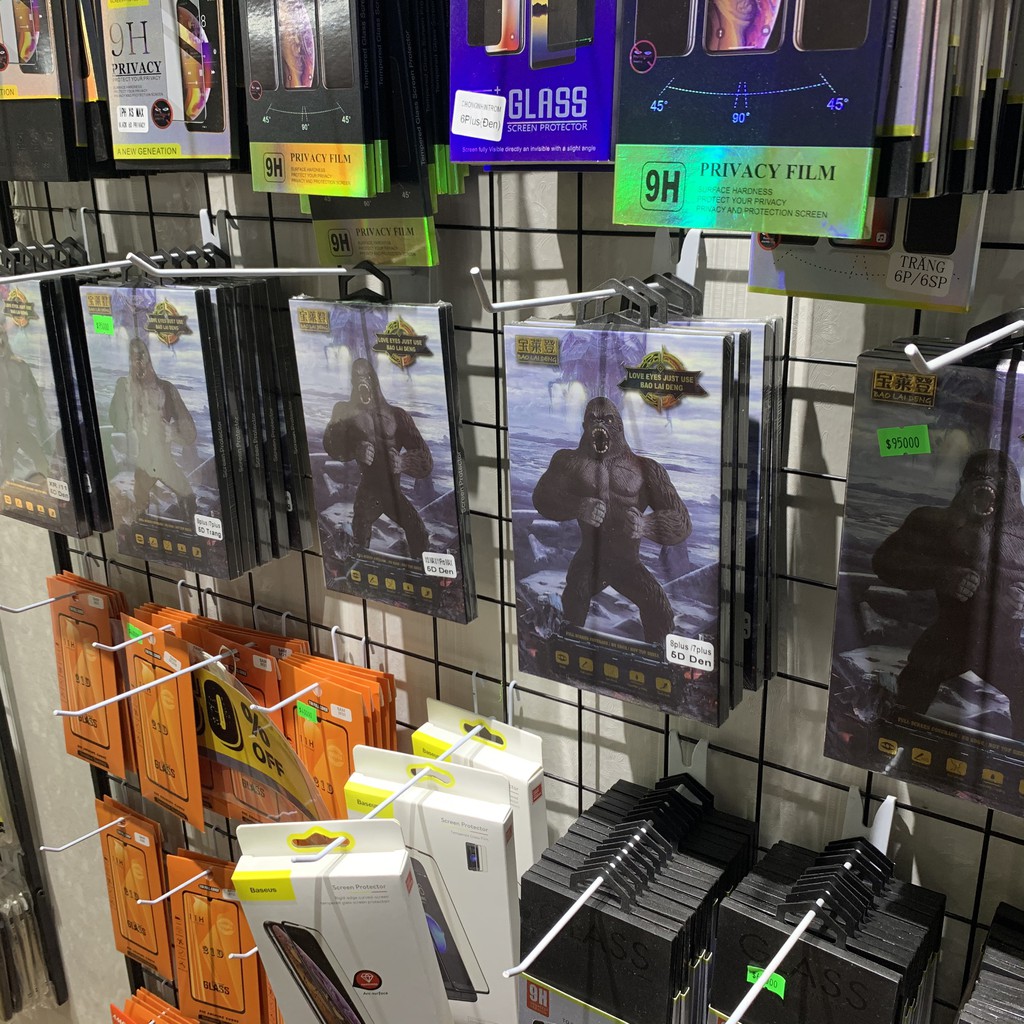 [CHÍNH HÃNG] Kính Cường Lực iPhone WK KingKong Full Màn 5D cho iphone  7plus  8 plus x xs max xr 11 11pro 11 pro max