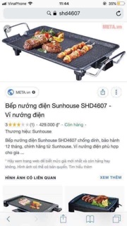 Bếp nướng Sunhouse SHD4607