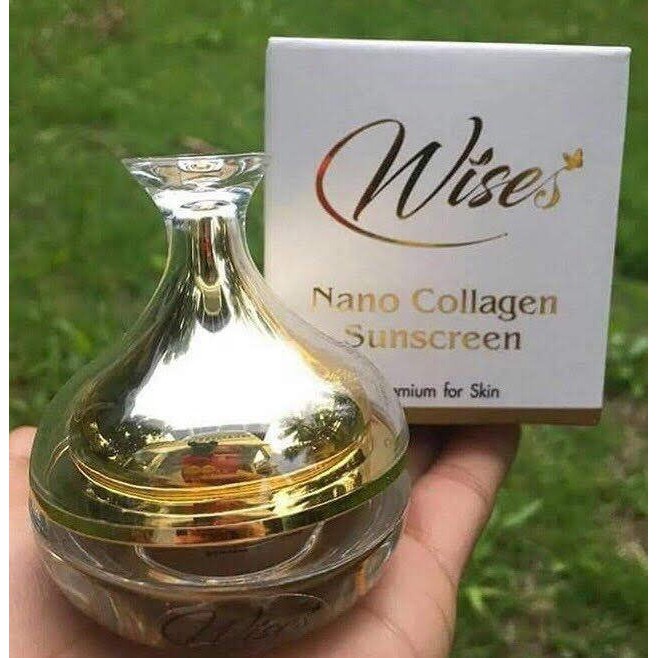 Kem Trắng Da Chống Nắng Wise Nano Collagen Sunscreen 12g Thái Lan