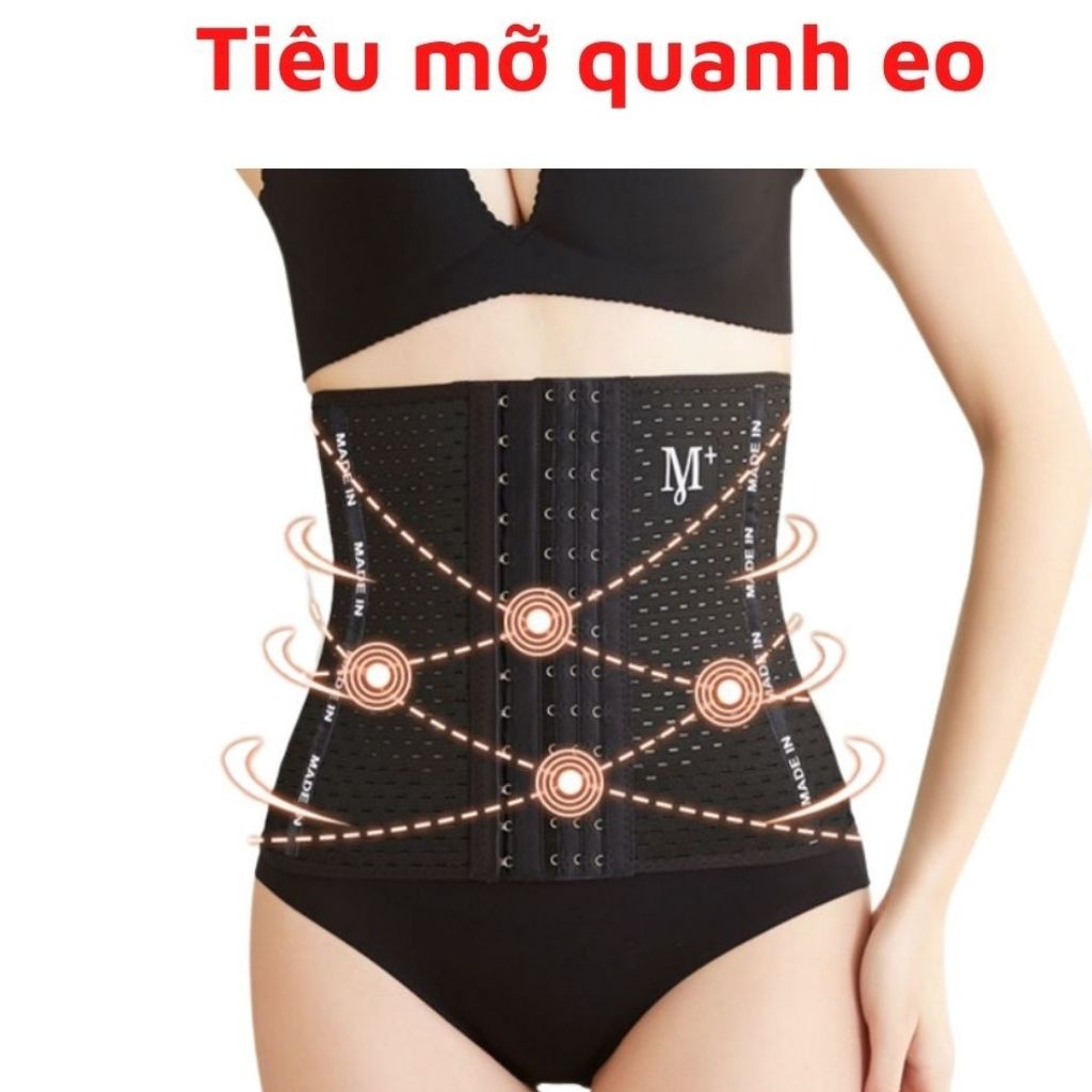 Đai nịt bụng giảm mỡ sau sinh, gen nịt bụng 6 nấc cài thông hơi thoáng khí JOCOSI N9999