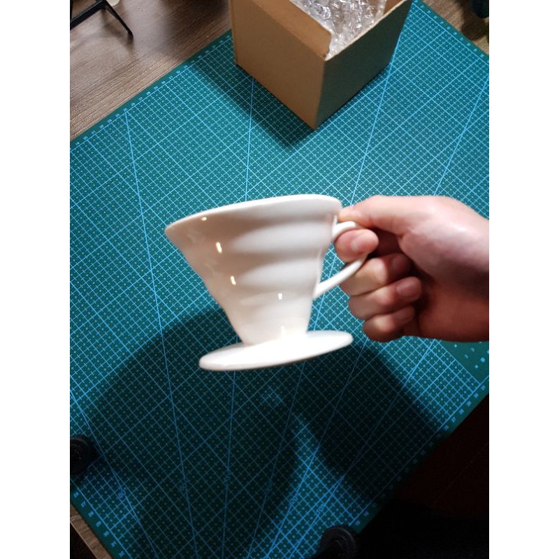 Phễu pha cà phê v60 bằng sứ size 01 02 OEM