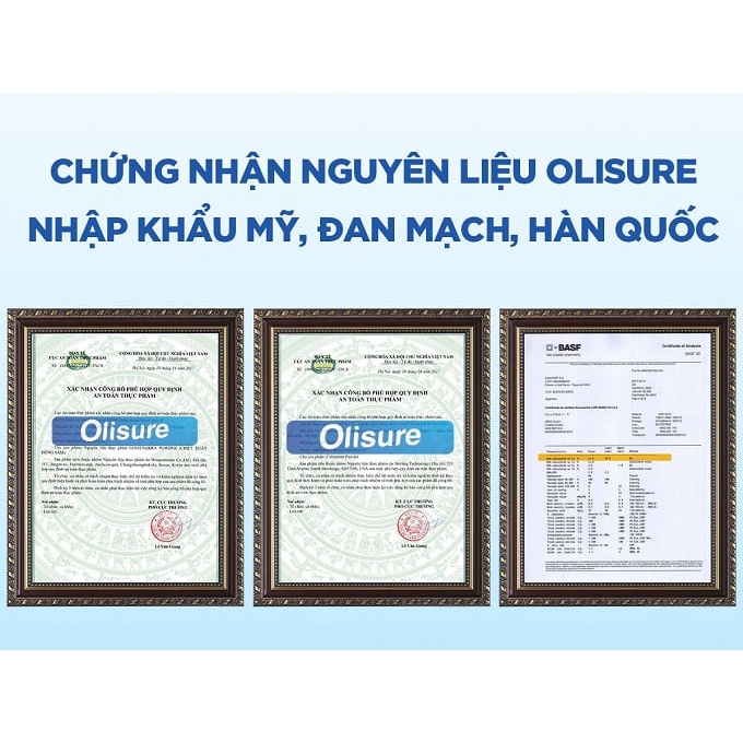 Sữa Trí Não Olisure 🍀🍀 Sữa non trí não Olisure hộp 20 gói 10 gram hỗ trợ giúp bé tăng cường trí não