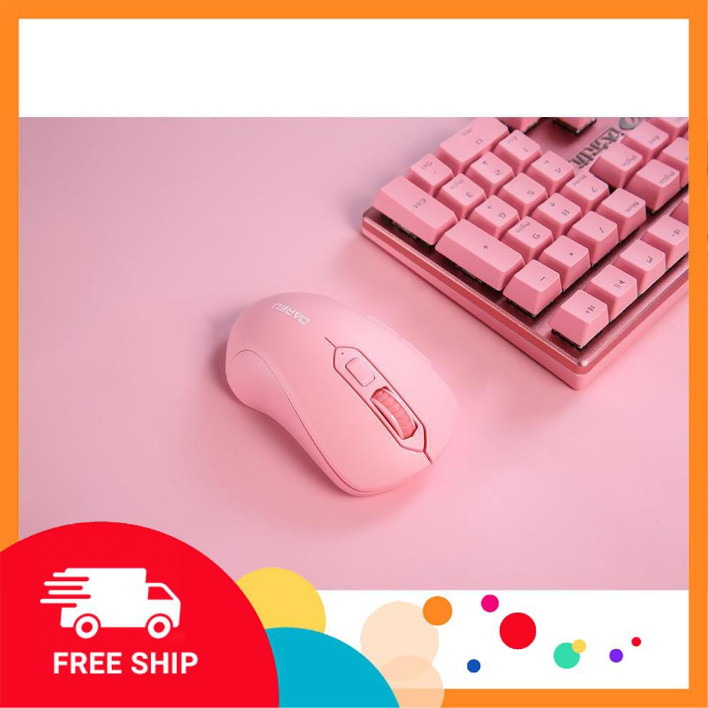 Chuột Không Dây DAREU LM115 PINK - Chuột Máy Tính Màu Hồng Dễ Thương | BigBuy360 - bigbuy360.vn