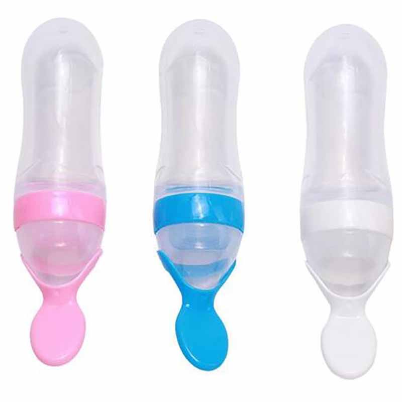 Muỗng Silicone Cho Bé Tập Ăn Uống