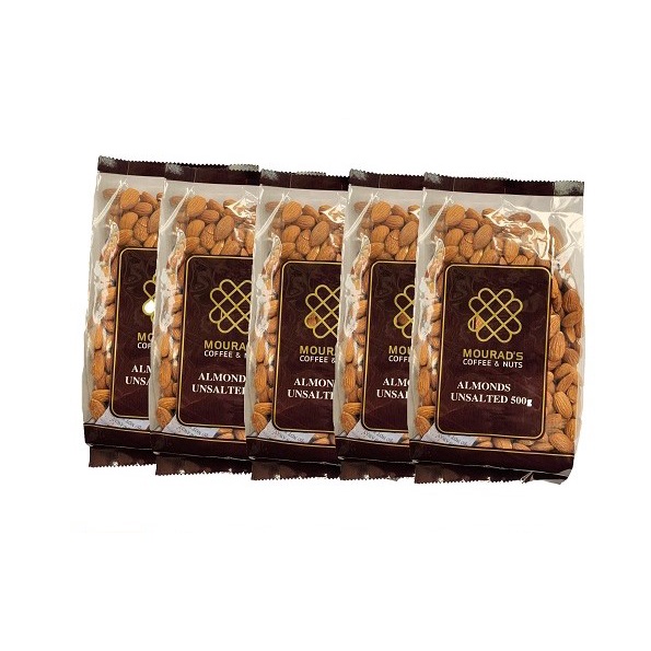 HẠNH NHÂN TÁCH VỎ ÚC MOURAD'S - ALMONDS UNSALTED - TÚI 500G