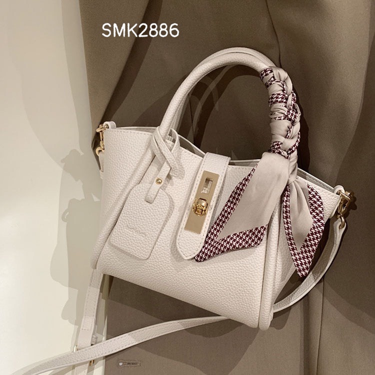 SMK2886- TÚI DA PU KÈM KHĂN