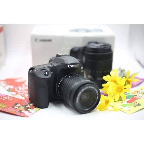 Máy ảnh Canon 80D cũ kèm lens 18-55 STM