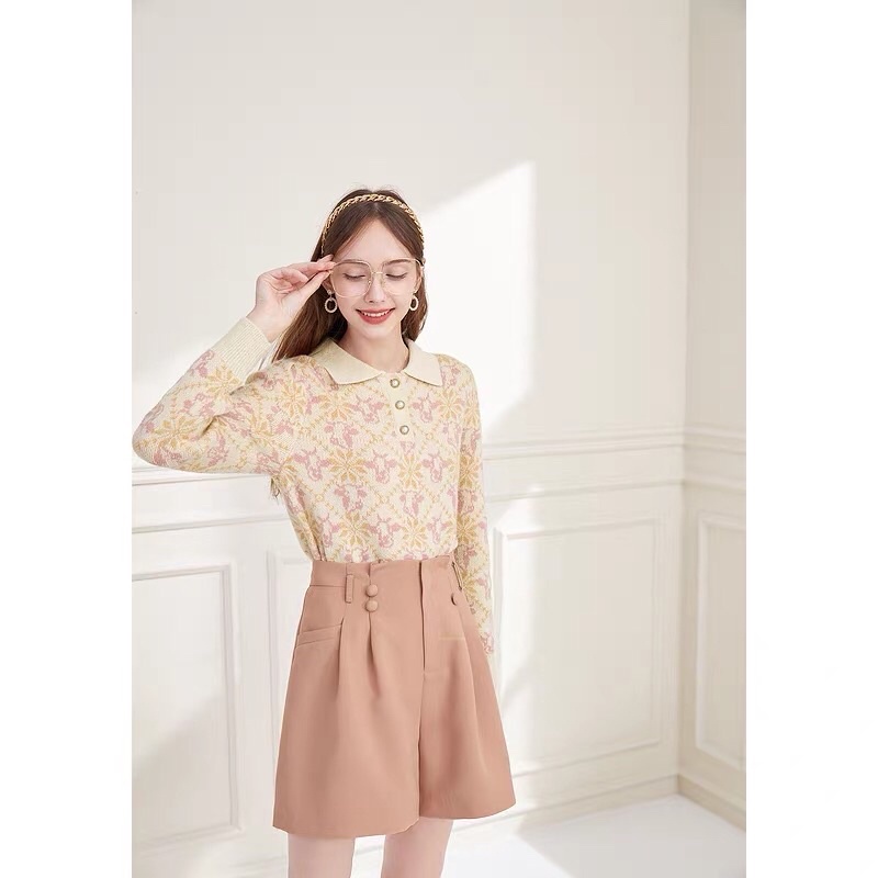 Áo len hoa CHIU-SHUI