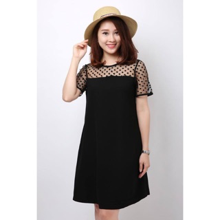 A Đầm Bầu (Váy Bầu ) Phối Ren chất đũi lụa siêu mềm ,mát