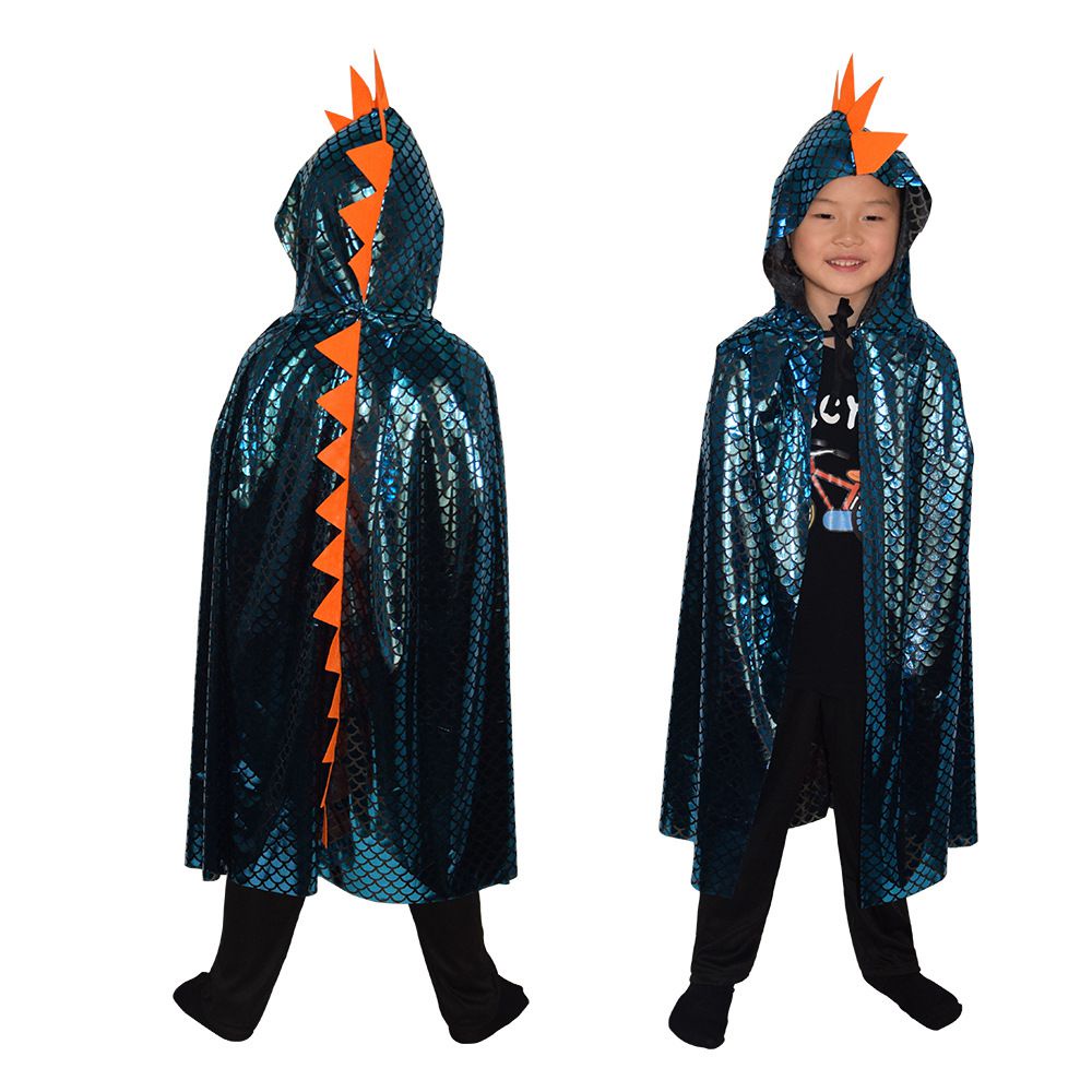 Áo choàng hóa trang hình khủng long vui nhộn cho bé dịp tết thiếu nhi hóa trang halloween