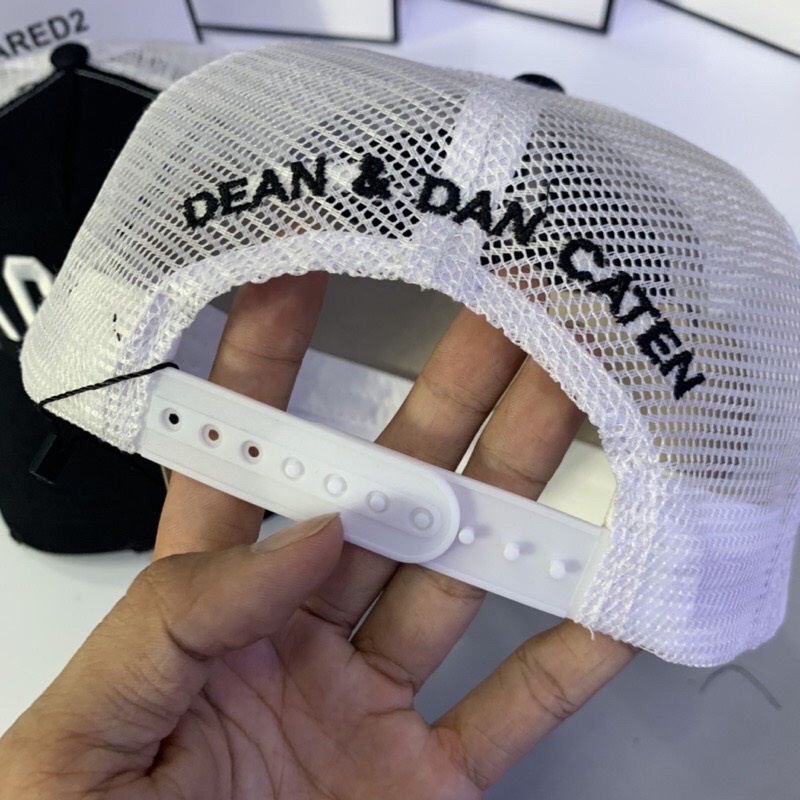 [VIDEO + ẢNH THẬT] ⚡ Mũ Lưỡi Trai Nam Chữ Nổi Gáy Lưới - Nón Lưỡi Trai DSQ - ICON Cao Cấp - Có Tặng Kèm Hộp