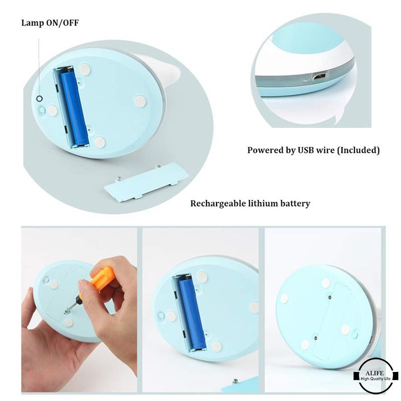 Đèn Ngủ Hình Cá Heo Màu Cầu Vồng Lãng Mạn