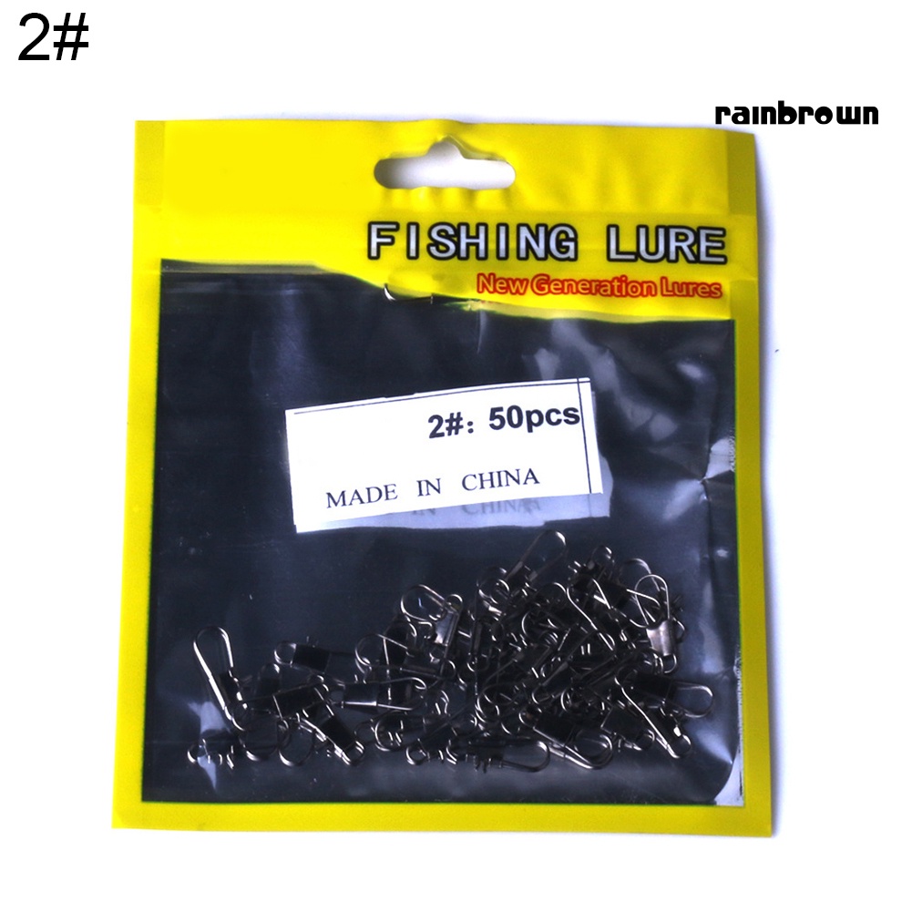 Bộ 50 Móc Khóa Câu Cá Nhanh Chóng Tiện Lợi