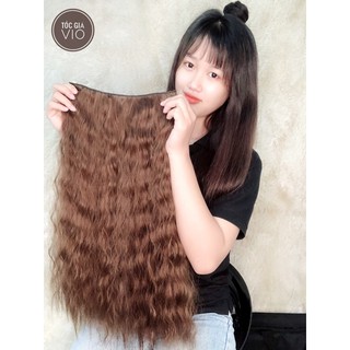 [CAO CẤP]<HÌNH THẬT> TÓC KẸP XÙ 60CM