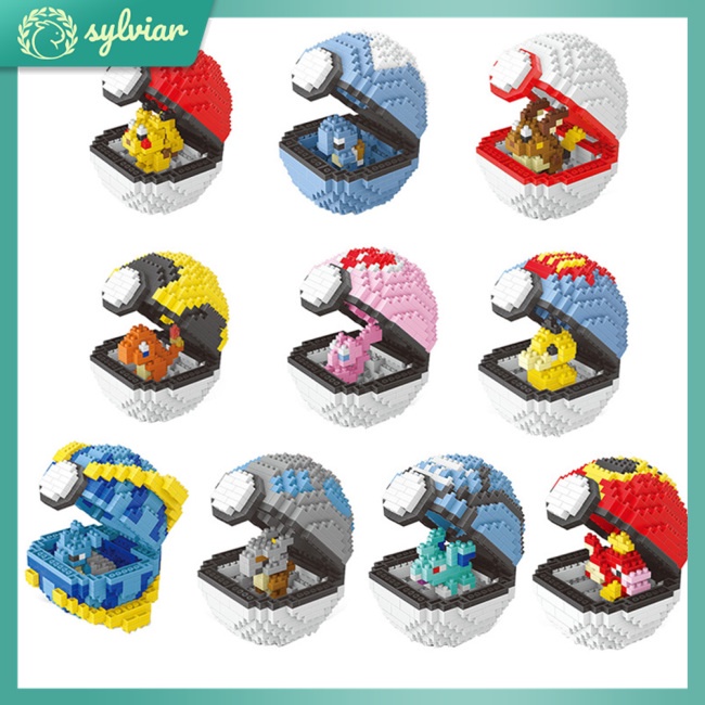 Đồ Chơi Khối Lắp Ráp Nhân Vật Hoạt Hình 3D Mini Bỏ Túi