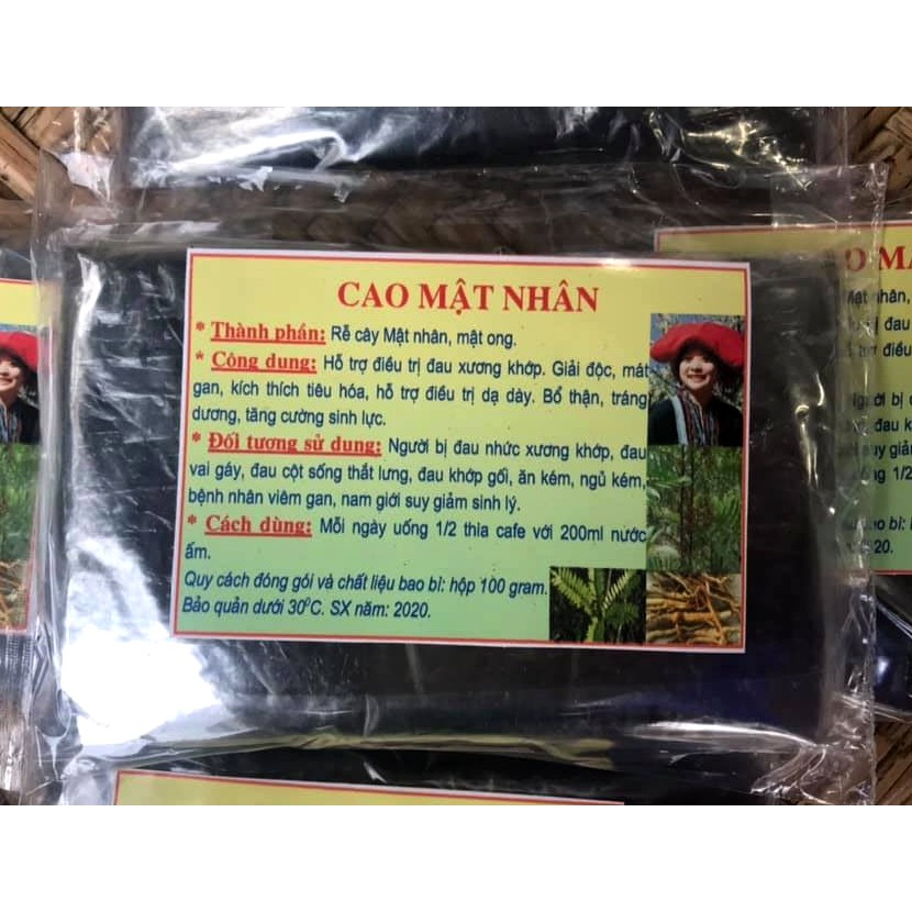 CAO RỄ MẬT NHÂN NGUYÊN CHẤT Gói 100gr Bổ Gan, Bổ Thận Tráng Dương