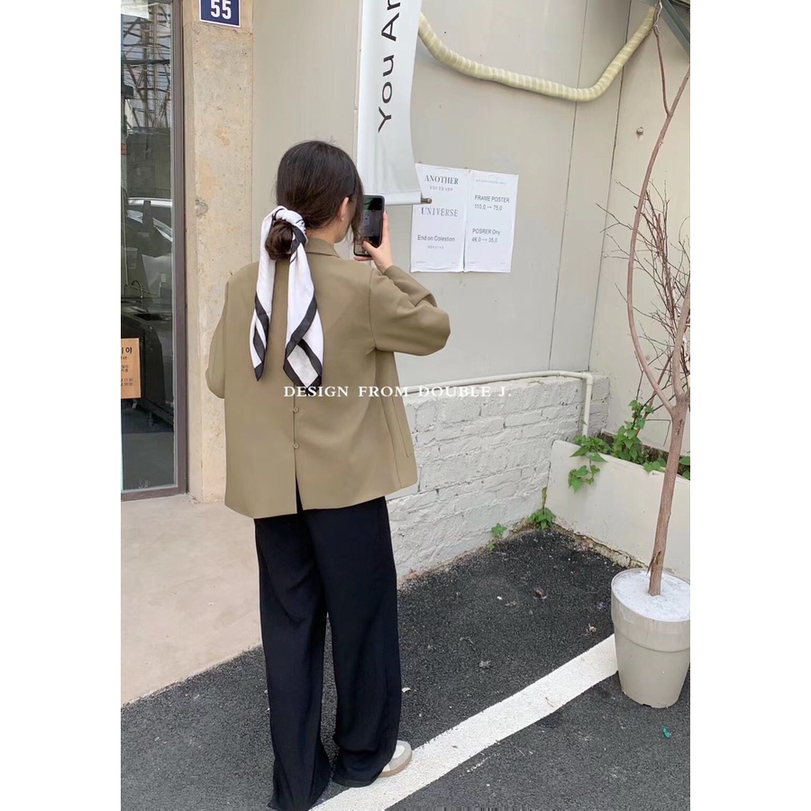 Áo Blazer double 2 túi cúc sau (6955) (Ảnh/Video tự chụp) | BigBuy360 - bigbuy360.vn