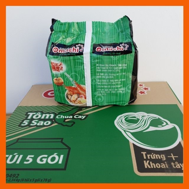 Mì Gói OMACHI Tôm Chua Cay Ăn Liền 78g Thùng 30 Gói- Chị Vịt Shop | BigBuy360 - bigbuy360.vn
