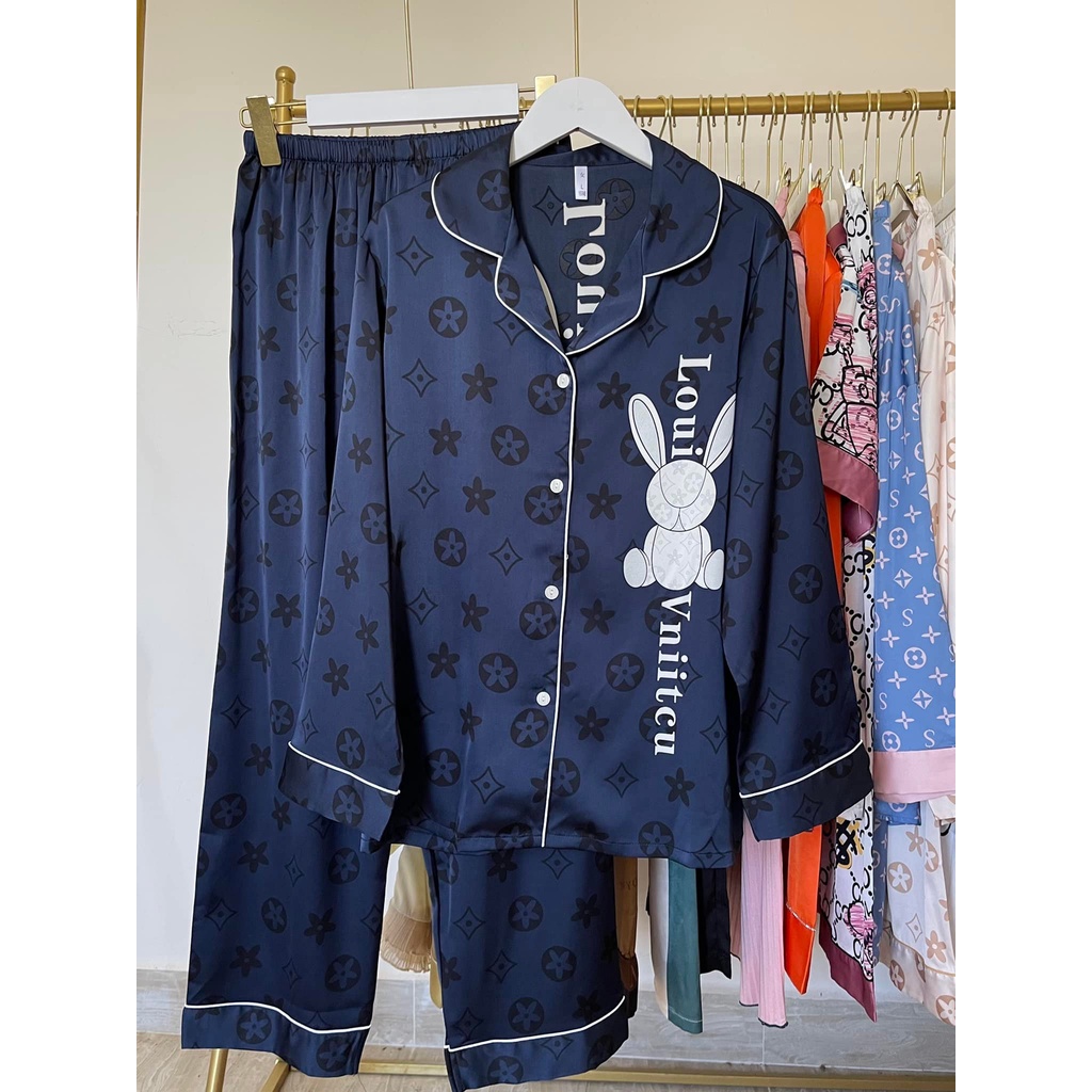 Bộ đồ ngủ pijama lụa cao cấp