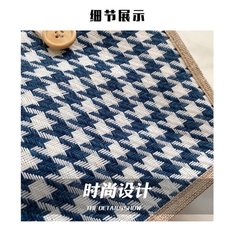 Túi Cói Tote Mini Nhiều Hình Phong Cách Vintage Tiện Dụng Siêu Đẹp