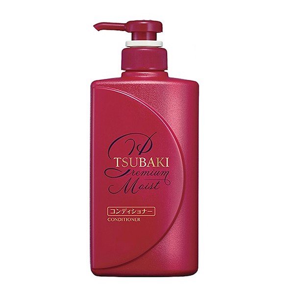 Dầu xả dưỡng tóc bóng mượt TSUBAKI - Premium Moist Conditioner 490ml ( Đỏ)