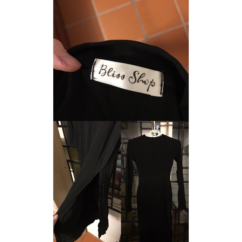Váy body xẻ tà Bliss Shop