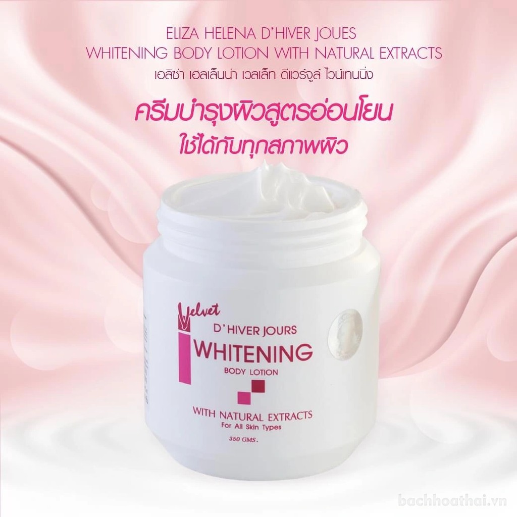 Dưỡng thể sáng da D'Hiver Jours Whitening Thái 350g