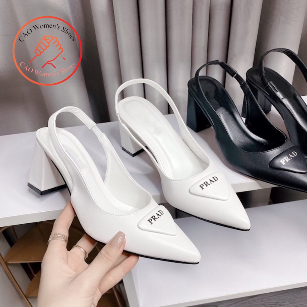 Sandal giày cao gót mũi nhọn 7cm - V30