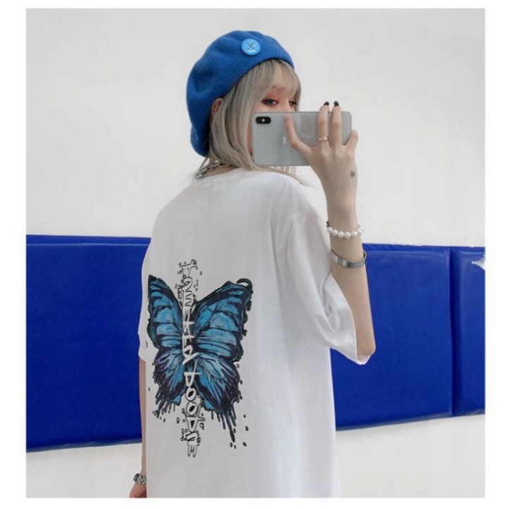 ÁO THUN, ÁO PHÔNG TAY LỠ UNISEX FORM RỘNG OVERSIZE NELLY ANIME M848 DH SHOP SUPERSALE