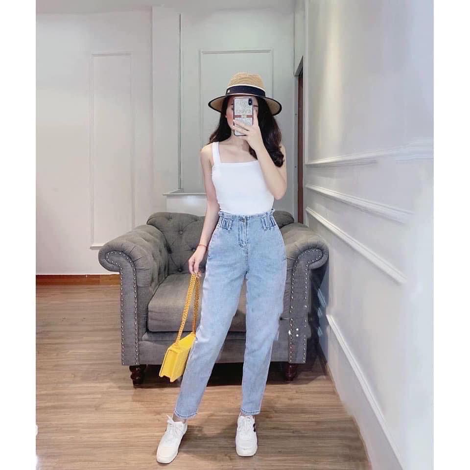 quần jean baggy cạp chun | BigBuy360 - bigbuy360.vn