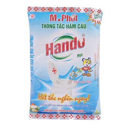 Bộ 2 gói Thông tắc hầm cầu M. Phốt Hando 300g