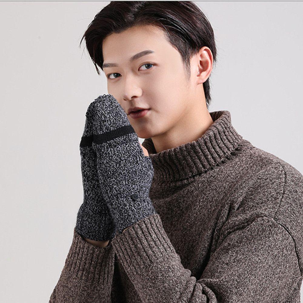 Layor1 Găng Tay Lật Mùa Đông Không Dễ Tẩy Trang Sử Dụng Kép