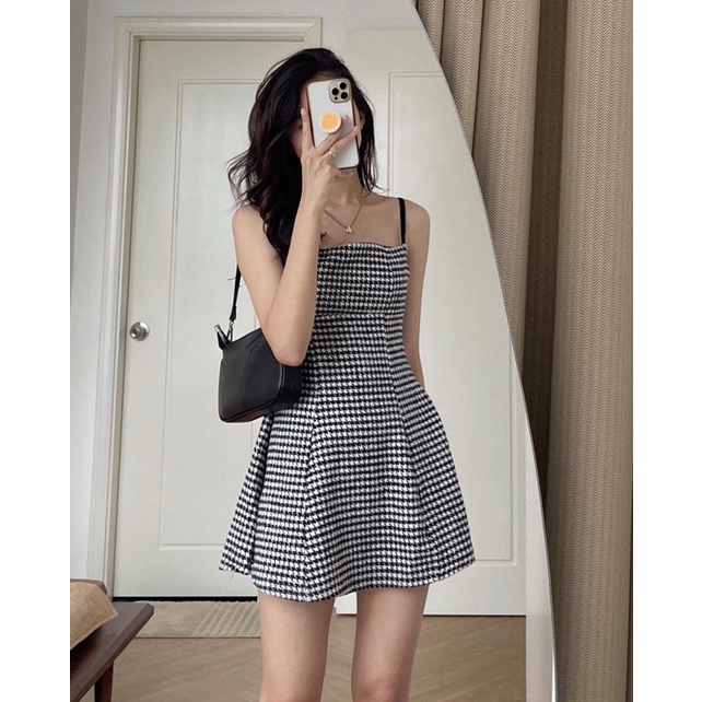 Set váy mix vest dạ