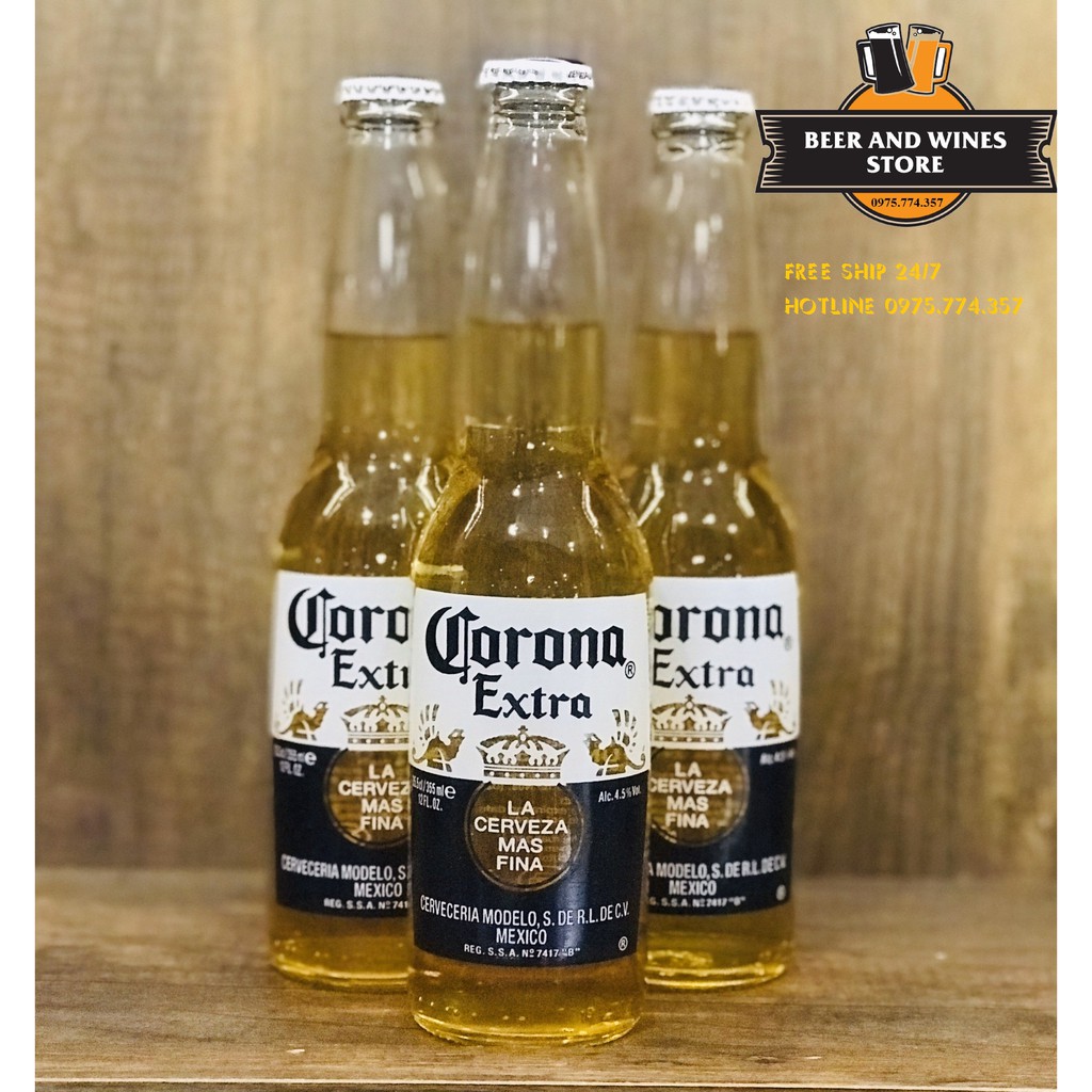 Coron.a Extra 4,6 %  - chai 330ml - thùng 24 chai