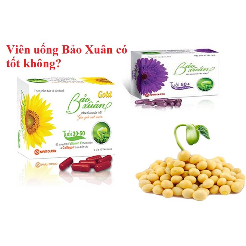 Bảo Xuân Gold -Tinh chất mầm đậu nành hỗ trợ điều hòa nội tiết tố nữ, gìn giữ nét xuân