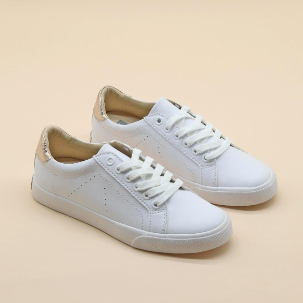 𝐓Ế𝐓🌺 NEW CH Giày Sneaker nữ bAimée & bAmor trắng gót đồng MS963 ⛳ new " ˇ P : _ P:{