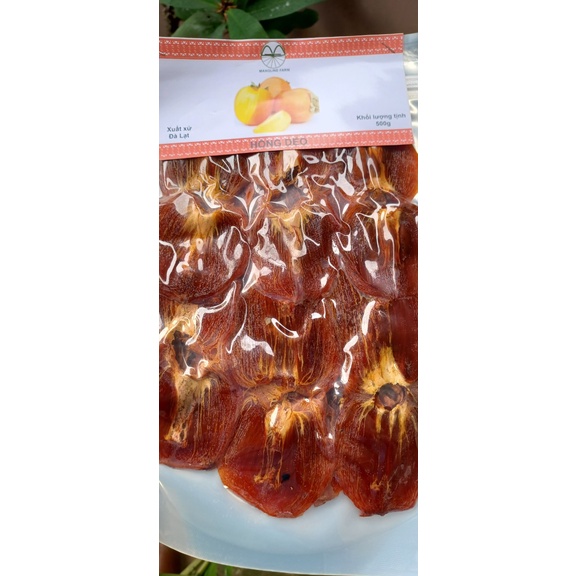 Hồng dẻo Mangline Farm Đà Lạt 1 kg ngọt lịm mềm dẻo ăn là ghiền