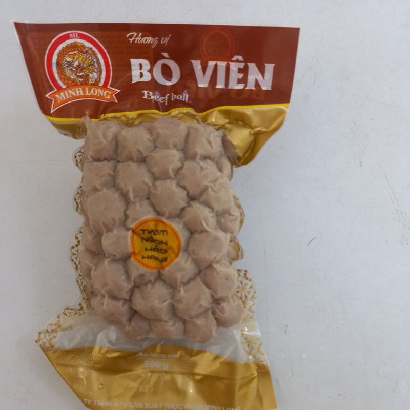 Bò viên ngon túi 500g gồm 80 viên