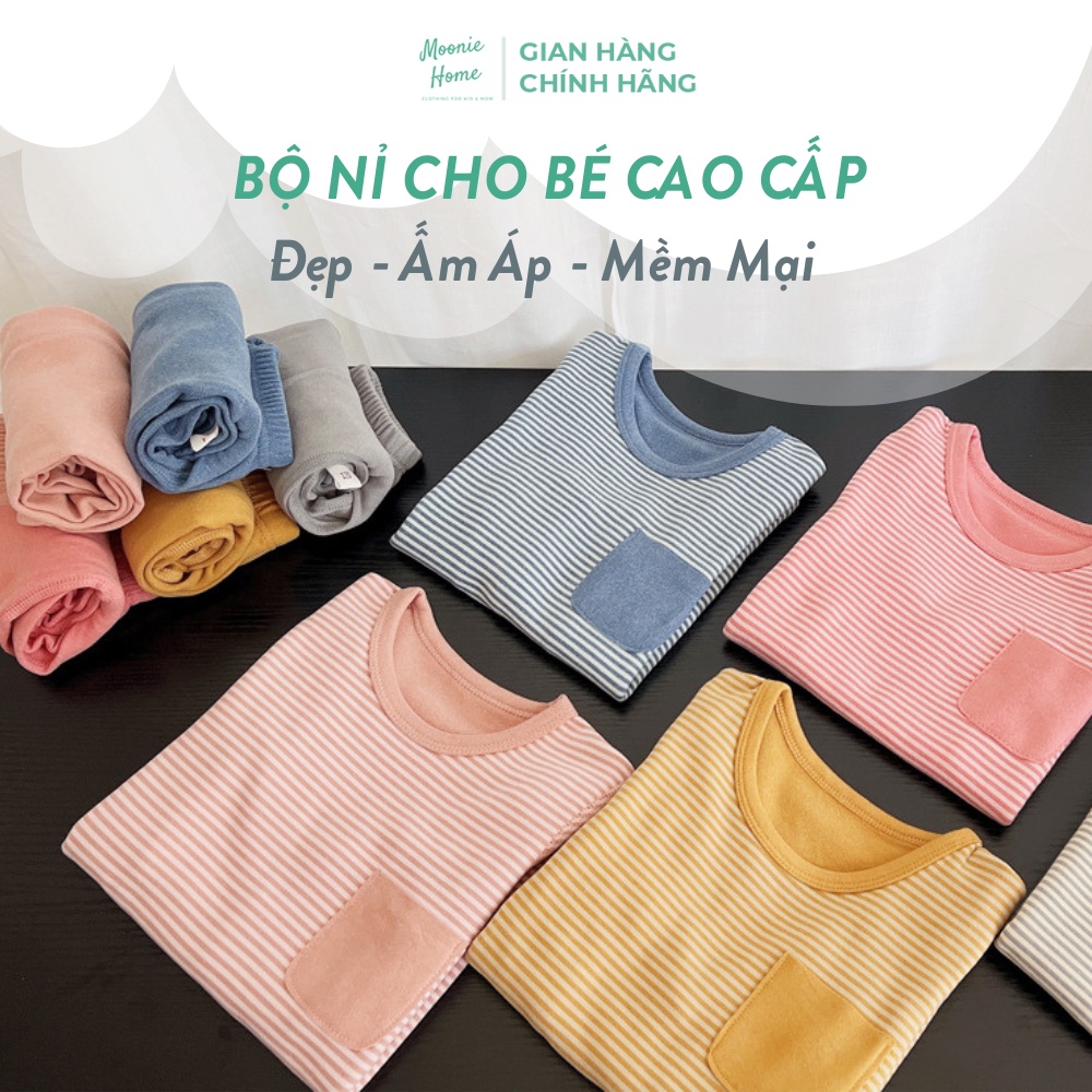 Đồ Bộ Bé Trai/Gái Dài Tay Thu Đông/ Bọ Nỉ Bé Trai/Gái Giữ Nhiệt Ấm Áp Mã BN - 02.2 (Ảnh Thật)