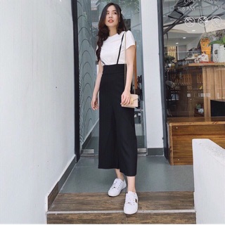 Set Áo Quần Ống Rộng Yếm Quần