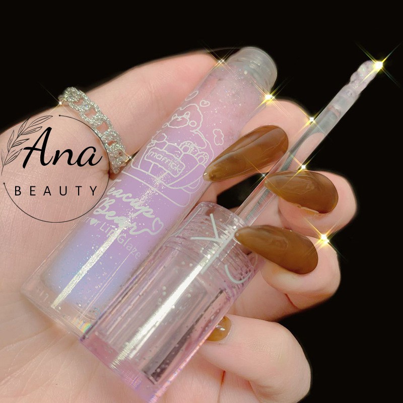 Son Kem Lì Maffick Gấu Ôm Cốc Vỏ Tím / Son kem lì MAFFICK Velvet Tint mềm môi Son Bóng Dưỡng Ẩm Mọng Môi Nội Địa Trung