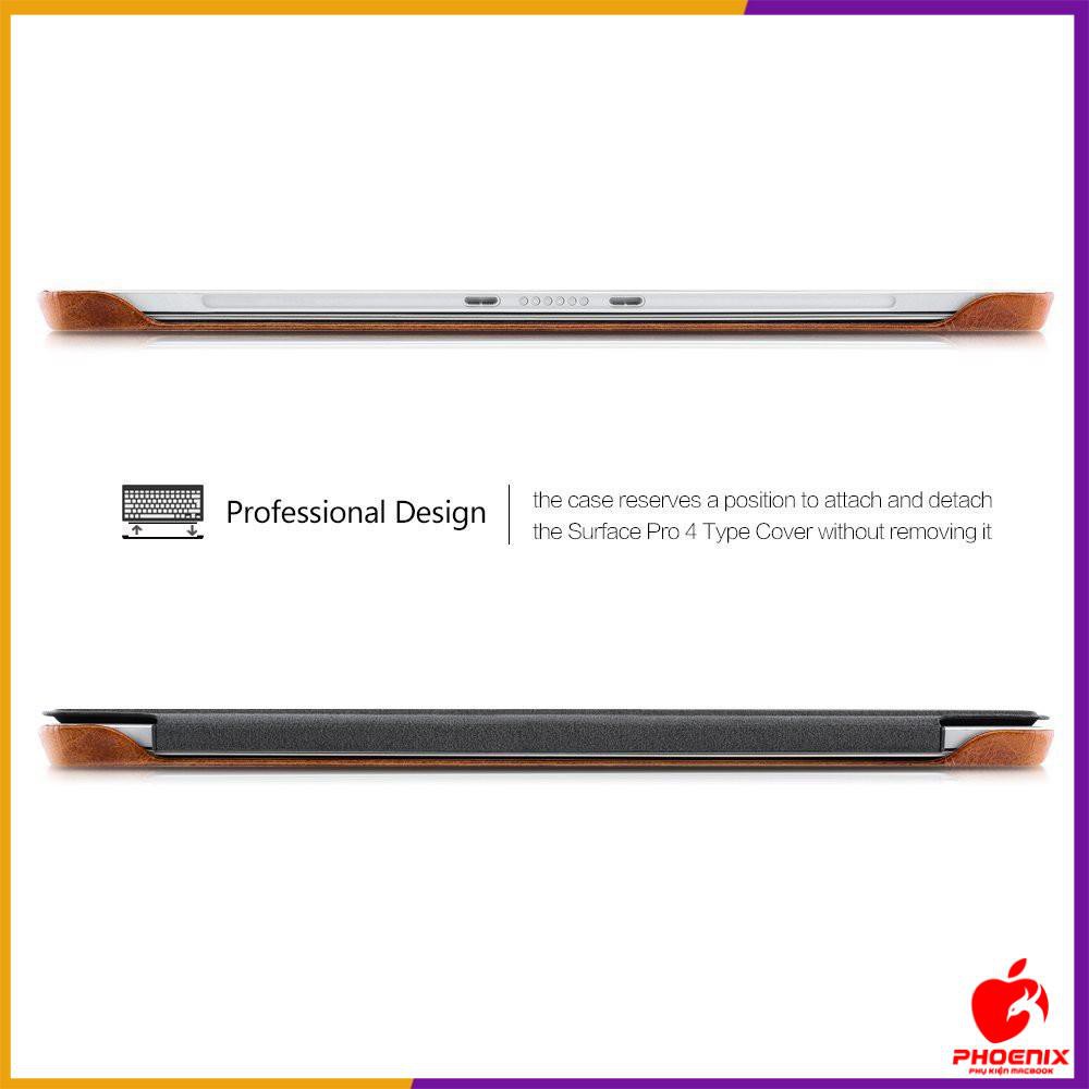 Ốp lưng da thật Icarer Surface Pro 4,5,6,7 - Hàng chính hãng
