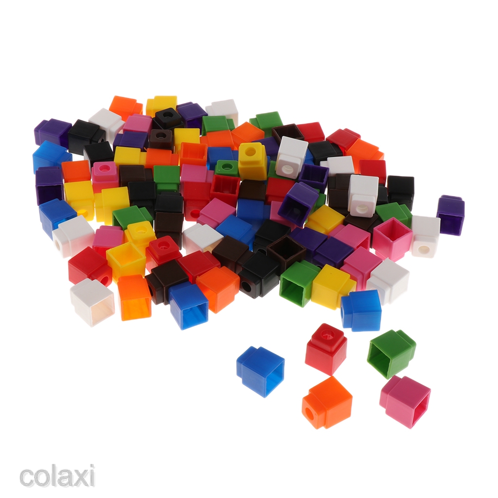 [COLAXI] Learning Resources Mathlink Cubes 100pc Set Early Maths Educational Activity